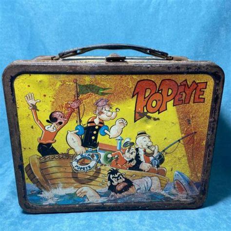 popeye metal lunch box|popeyes lunch special.